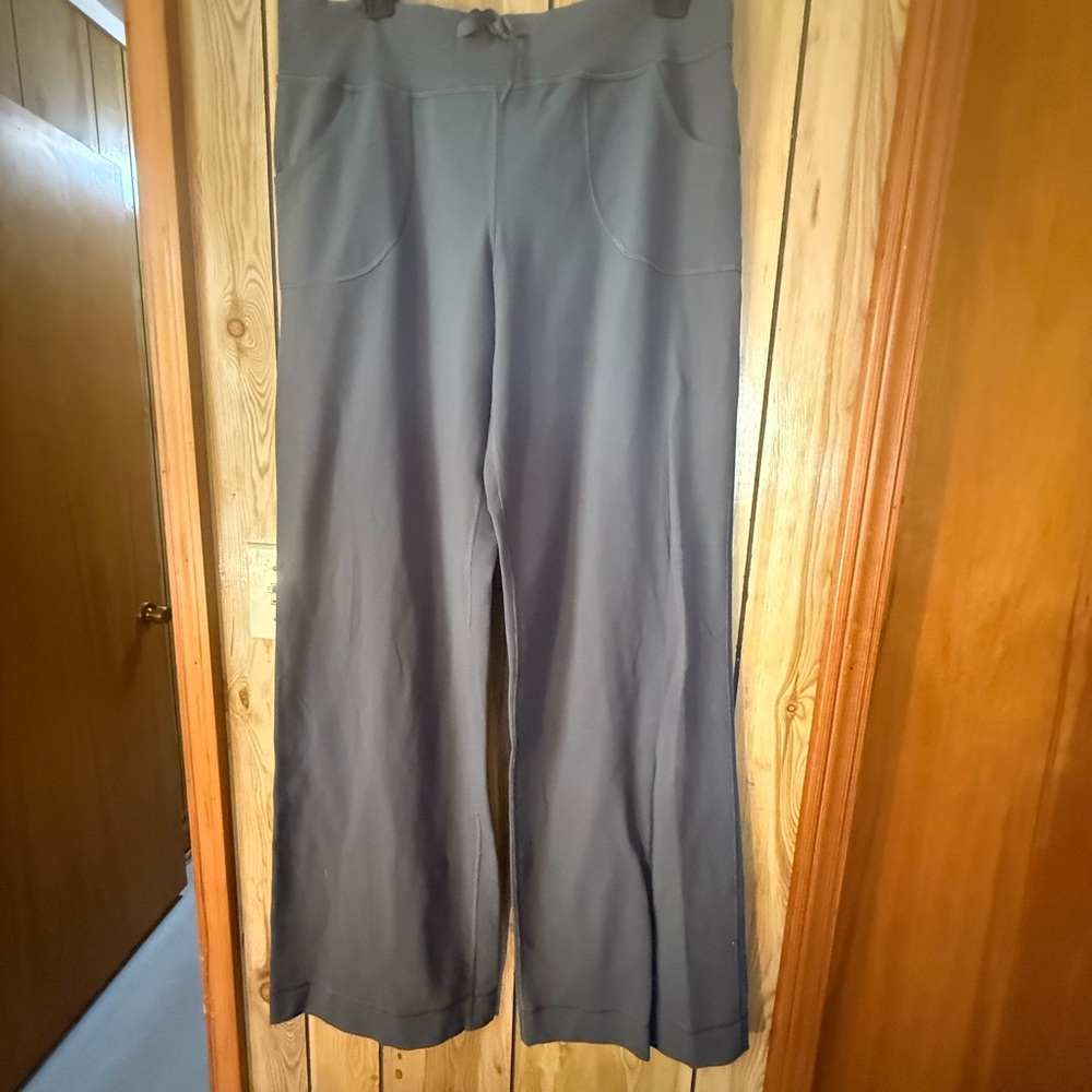 Lululemon Wide-Leg Pants – Charcoal Gray – Size 10 Tall
